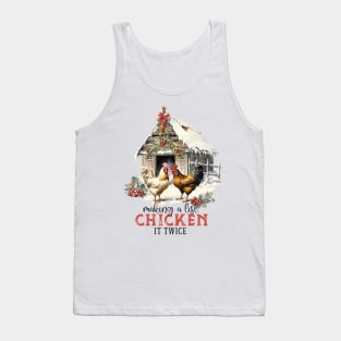 Christmas Farm Quote Tank Top